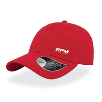 RPM Moto Chino Cotton Sports Cap - Red
