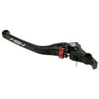 ASV Triumph Black C5 Long Clutch Lever for Speed Triple / R / S / RS 2012-2019