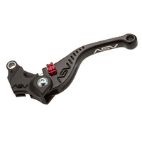 ASV Black F3 Shorty Clutch Lever for 2017-2024 BMW K1600B 
