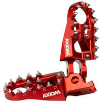 Axiom Red Footpegs for 2002-2007 Honda CR125