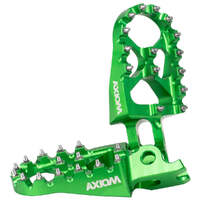 Axiom Green Footpegs for 2007-2024 Kawasaki KLX450F