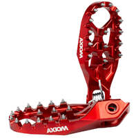 Axiom Red Footpegs for 2024-2024 Husqvarna FE450