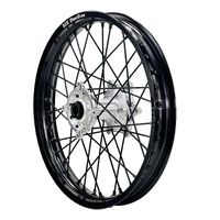 AxiomBlack/Silver Motocross Rear Wheel for 2025-2026 GasGas MC150 - 19x2.15