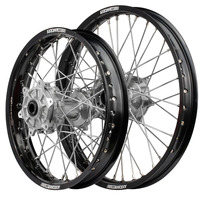 Cush Drive Adventure Wheel Set (Black/Silver 21x1.85/18x2.50) for 1990-2022 Suzuki DR650