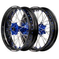 Supermoto Wheel Set (Black/Blue 17x3.5/17x4.25) for 2019-2024 Honda CRF450RWE