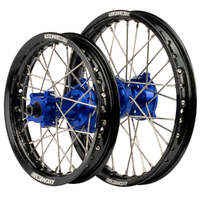 Motocross Wheel Set (Black/Blue 14x1.6/12x1.6) for 2017-2024 Husqvarna TC65