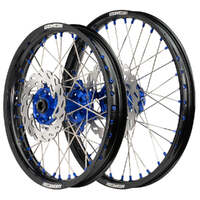 Wheel Set with Discs (Black/Blue 19x1.6/16x1.85) for 2002-2024 Yamaha YZ85