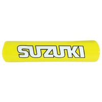 Suzuki MX 7/8 9" yellow motocross motorbike dirt bike handlebar handle bar pad