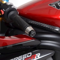 R&G Bar End Sliders for 2022 Triumph Speed Triple 1200  