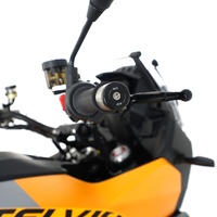 R&G Bar End Sliders for 2021-2025 Moto Guzzi Stelvio / Stone  