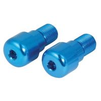 Alloy bar end weights Blue for 1998 - 2006 Yamaha YZF-R6 R6