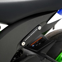 R&G Rear Foot Rest Blanking Plates for 2021-2024 Kawasaki ZX-10RR
