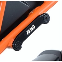 R&G Rear Foot Rest Blanking Plate Kit for 2014-2016 KTM RC200