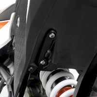 R&G Rear Left Foot Rest Blanking Plate for 2020-2025 KTM 390 Adventure