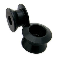 Bolt Black Universal Swingarm Spools - 2009SSSBK