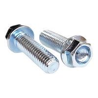 Bolt 10x6x20mm Hex Flange Bolt - Packet of 10