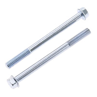 Bolt 8mm Hex Flanged Bolt 6x80mm (Packet of 10)