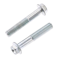 Bolt Hex Flange Bolts 8x1.25x45mm (Pack of 10)