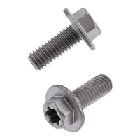 Bolt Large Flange Euro Bolt 6x15mm (Packet of 10)