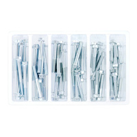 Bolt Motorbike SVC M6 8mm Hex Flanged Bolt Service Kit 2 - 120 pieces