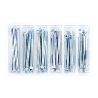 Bolt Motorbike SVC M6 8mm Hex Flanged Bolt Service Kit 3 - 120 Pieces
