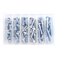 Bolt Motorbike SVC M8 10mm Hex Flanged Bolt Service Kit - 60 Pieces