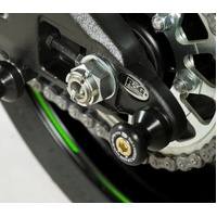 R&G Black Offset Cotton Reels for 2019-2024 Kawasaki ZX-6R  