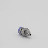 3/8-10mm x 1.0 Female Brake Adapter - Convex Chrome