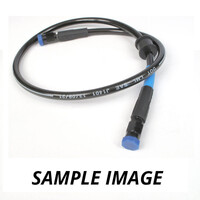 Premade Brake Line - 1000mm (Dark Smoke)