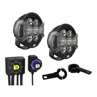 Denali D7 Pro Premium Lighting Kit with DialDim & Crash Mount - Universal