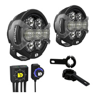 Denali D7 Lighting Kit for 2022-2024 Kawasaki KLR650