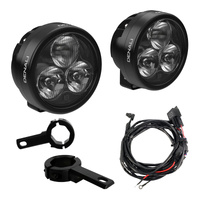 Denali D3 Driving Light Kit for 2014-2016 Harley Davidson XL1200C Sportster Custom