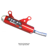 DEP Red 2-Stroke MX Silencer for 2024 KTM 125 SX (DEP Chamber Required) 
