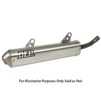 DEP 2-Stroke Sports Road Silencer for Suzuki RGV250 M (Pair) 