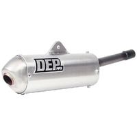 DEP Silver 2-Stroke MX Silencer for 1987-1990 KTM 125 SX