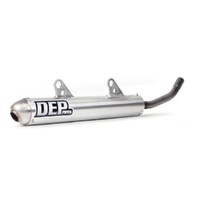DEP Silver 2-Stroke Enduro Silencer for 2005-2010 KTM 144 EXC