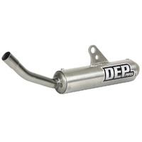 DEP Silver 2-Stroke Shorty Silencer for 2016-2018 KTM 125 SX (DEP Chamber Required) 