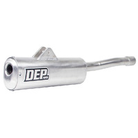 DEP Silver 2-Stroke MX Silencer for 1985-1986 KTM 250 SX