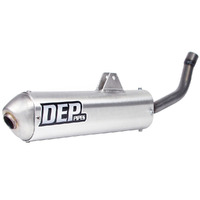 DEP Pipes KTM Silver 2 Stroke MX Silencer - 300 SX 1990-1993