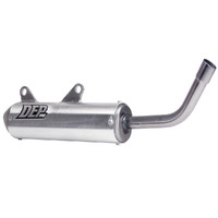 DEP Silver 2-Stroke MX Silencer for 2011-2016 KTM 250 SX 