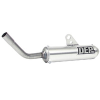 DEP Silver 2-Stroke MX Silencer for 2009-2015 KTM 65 SX 