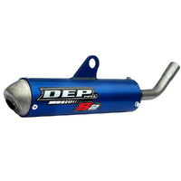 DEP Blue 2-Stroke MX Silencer for 2016-2023 KTM 65 SX(DEP Chamber Required) 