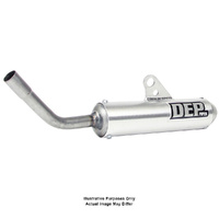 DEP Silver 2-Stroke MX Silencer for 2024 KTM 65 SX 
