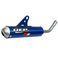 DEP Blue 2-Stroke MX Silencer for 2014-2017 Husqvarna TC85 