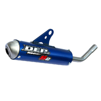 DEP Blue 2-Stroke MX Silencer for 2018+ Husqvarna TC85 (DEP Chamber Required) 