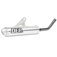 DEP Silver 2-Stroke MX Silencer for 2021+ GasGas MC85 (DEP Chamber Required) 