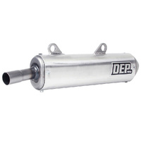 DEP Silver 2-Stroke MX Silencer for 2000-2012 Husqvarna CR300 