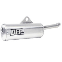 DEP Silver 2-Stroke MX Silencer for 1982-1983 Yamaha YZ125 