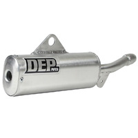 DEP Silver 2-Stroke MX Silencer for 1987 Yamaha YZ125 