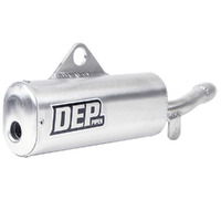 DEP Silver 2-Stroke MX Silencer for 1988 Yamaha YZ125 
